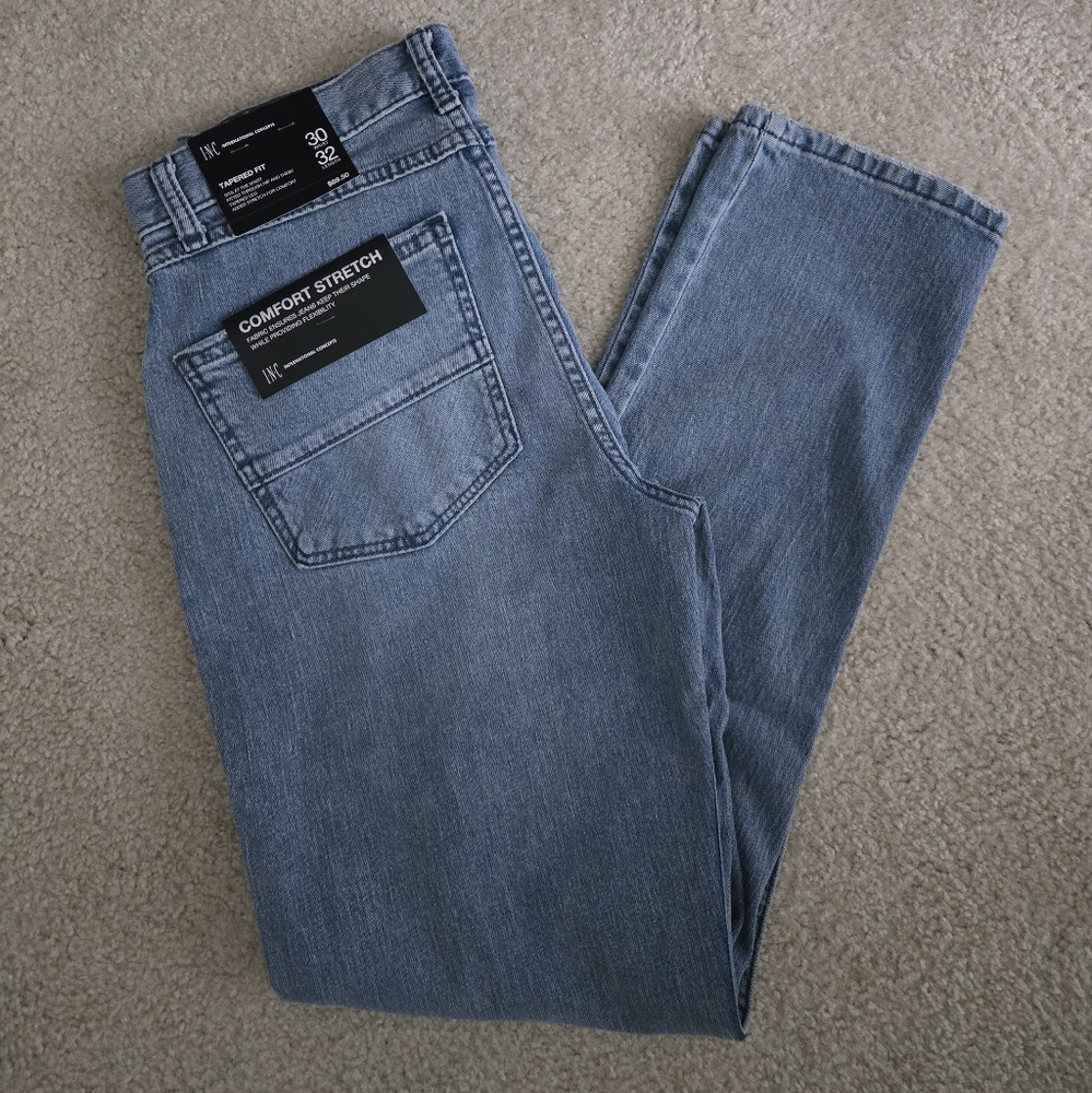 INC International Concepts Blue Straight Jeans